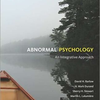 Testbank for Abnormal Psychology An Integrative Approach 4e Canadian Barlow Online Download