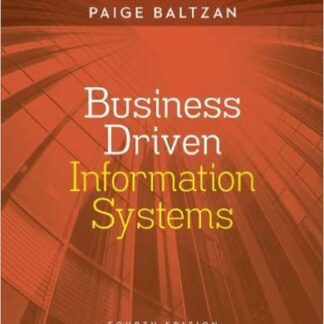 Testbank for Business Driven Information Systems 4e Baltzan