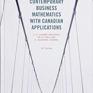 Testbank for Contemporary Business Mathematics with Canadian Applications Plus MyMathLab with Pearson eText -- Access Card Package 10e Hummelbrunner