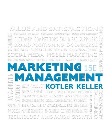 Testbank for Marketing Management 15th Edition by Kotler and Keller
