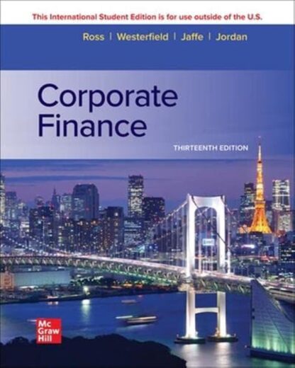 Test Bank for Corporate Finance 13e Ross Westerfield Download