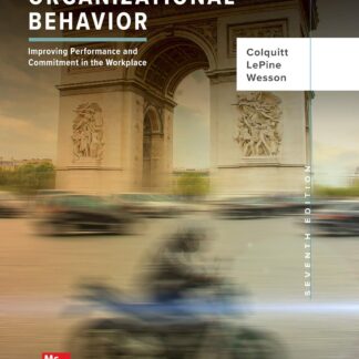 Test Bank for Organizational Behavior Improving Performance and Commitment in the Workplace 7th edition by Colquitt Instant Download
